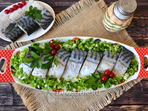 Фото блюда: Скумбрия сухого посола в домашних условиях