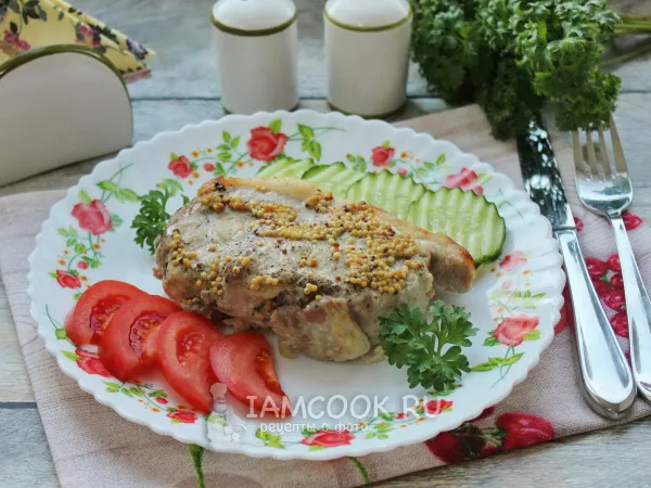 Фото блюда: Свинина в пергаменте в духовке