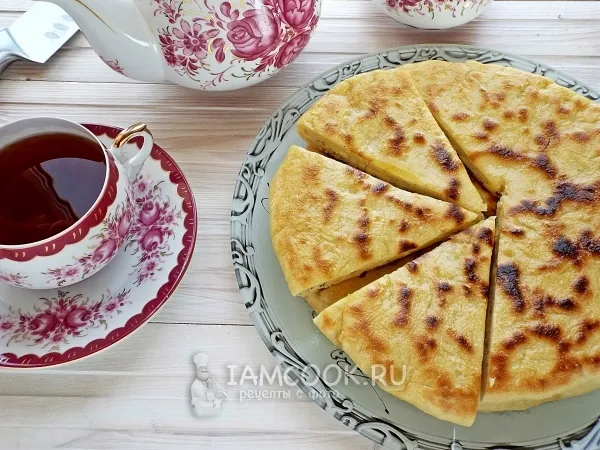 Фото блюда: Осетинский пирог на сковороде