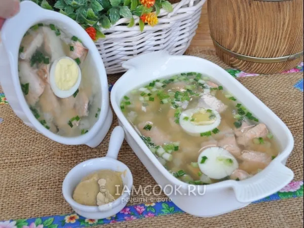 Фото блюда: Заливное из горбуши