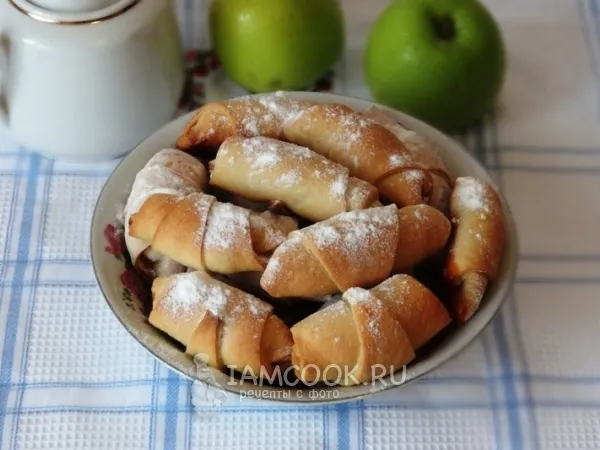 Фото блюда: Рогалики из песочного теста