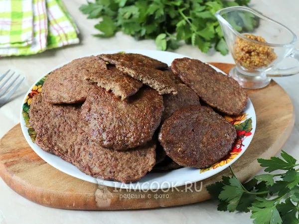 Фото блюда: Печёночные оладьи в мультиварке