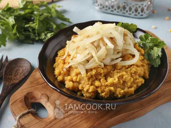 Фото блюда: Постное гороховое пюре со специями