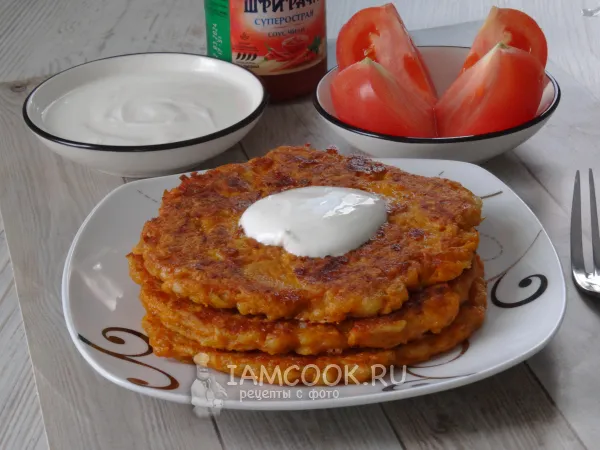 Фото блюда: Морковные лепешки