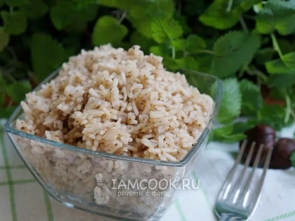 Фото блюда: Пряный рис со специями в мультиварке