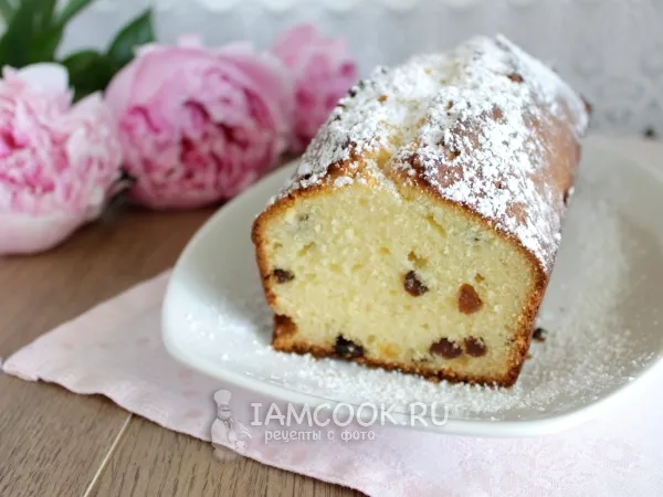 Фото блюда: Кекс на сгущенке с изюмом