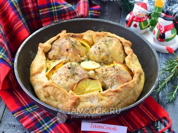 Фото блюда: Курица в тесте