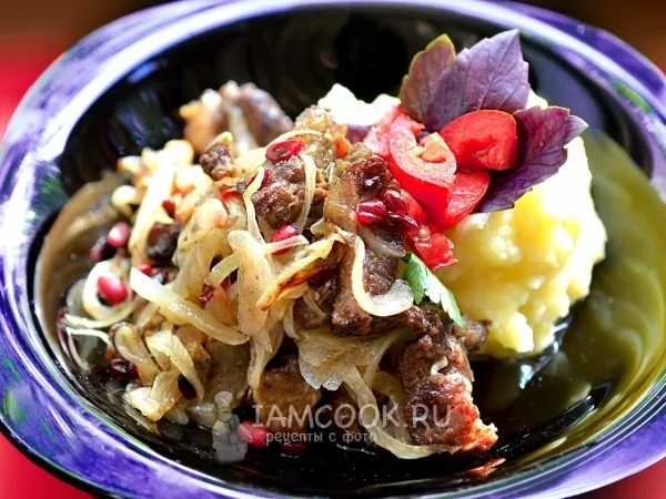 Фото блюда: Говядина с луком и барбарисом