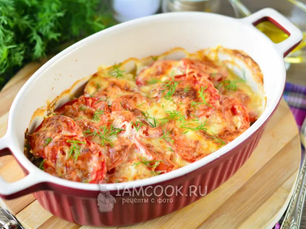 Фото блюда: Рыба по-французски в духовке