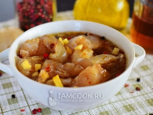 Фото блюда: Винно-соевый маринад для рыбы