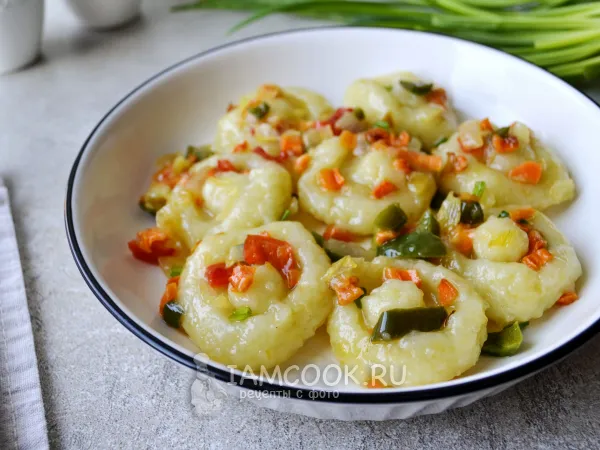 Фото блюда: Постные ленивые вареники