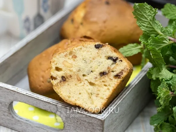 Фото блюда: Кексы с арахисовой пастой