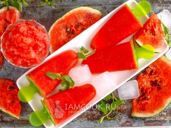 Фото блюда: Сорбет из арбуза