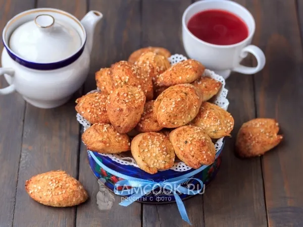 Фото блюда: Печенье с плавленым сыром