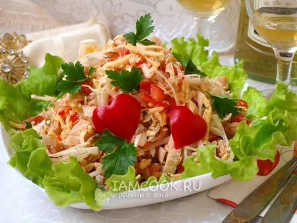 Фото блюда: Салат «Голос сердец»