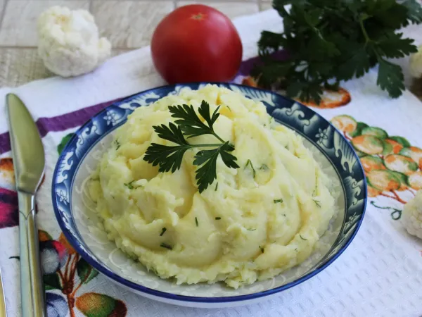 Фото блюда: Картофельное пюре с цветной капустой