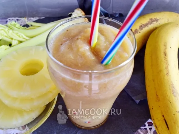 Фото блюда: Смузи с ананасом и сельдереем