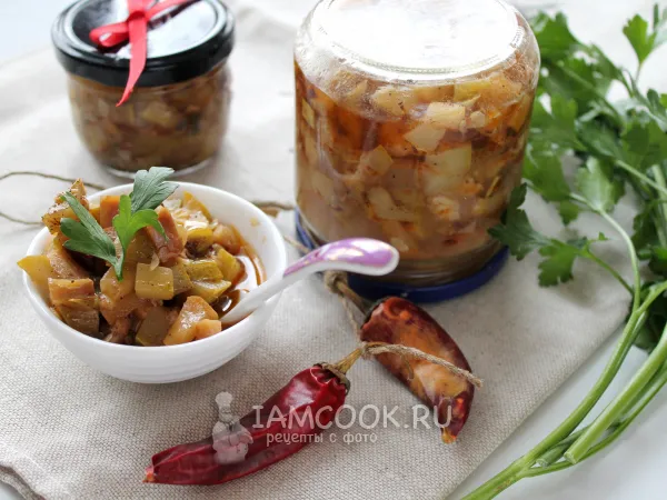 Фото блюда: Чатни из кабачков и яблок на зиму