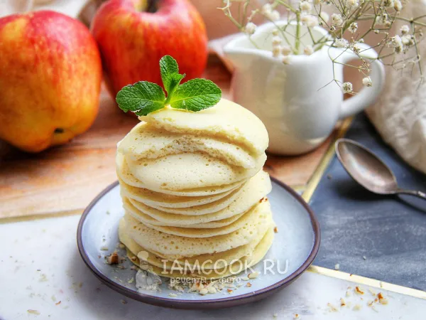 Фото блюда: Панкейки в микроволновке