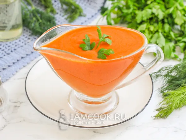 Фото блюда: Соус из молока и томатной пасты