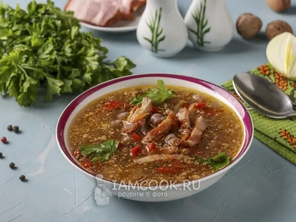 Фото блюда: Ореховый суп с нутом